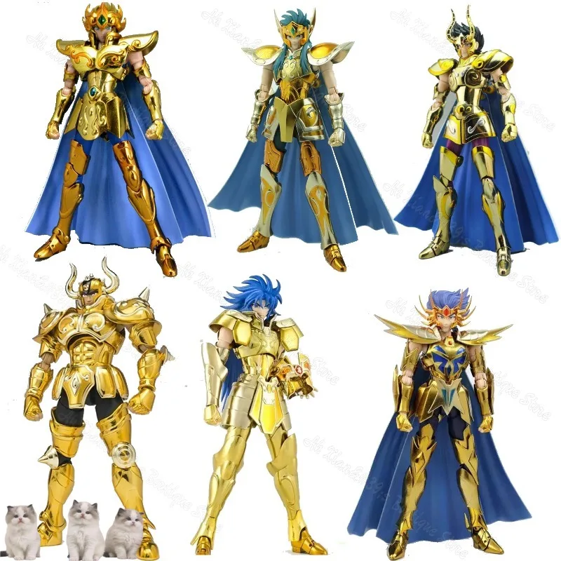 In Stock Metal Club/MC Saint Seiya Myth Cloth EX Leo/Lion Aiolia Taurus Aldebaran Gemini Sag Knights of the Zodiac Action Figure