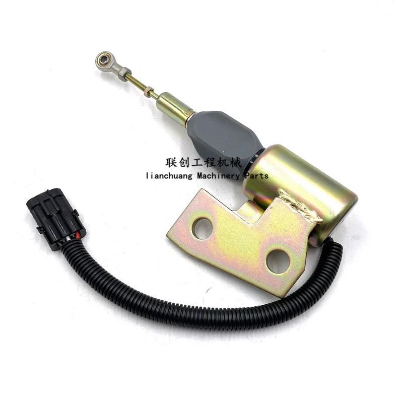 

For Hyundai R130/150 Stall Solenoid valve Cummins 3991168/3991167 Flame extinguisher switch Oil cut-off valve Excavator Parts