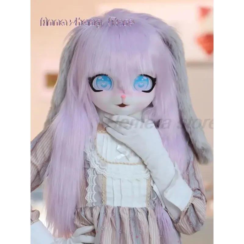 Fursuit Kigurumi Furry Headsets Cosplay Costumes Comiket Furries Rubbit Doll Cat Comiket Furries Doll costumes Animal