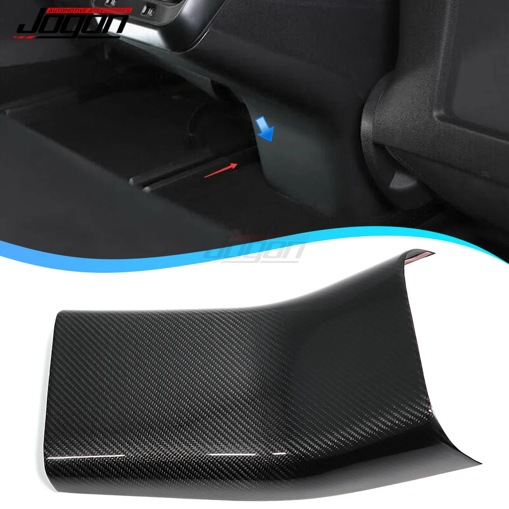 

For Tesla Model 3 Y 2023 Genuine Carbon Fiber Upgrade Coversion Kit Rear AC Vent Lower Cover Interior Sticker Accessories