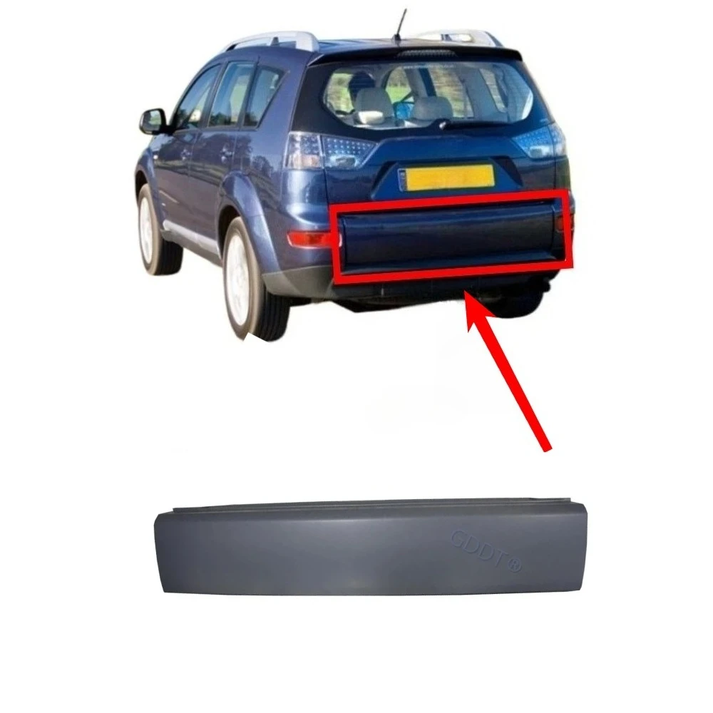 No Painting Tailgate Lower Garnish for Outlander Ex CW00 2007-2012 Rear Bumper Cover for Airtrek 5817A011