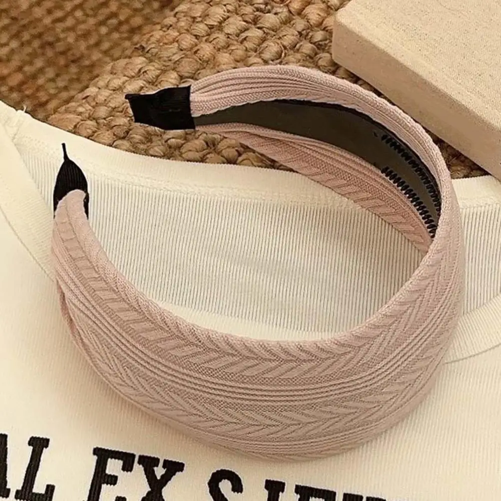 Lightweight Headband Stylish Retro Headband for Women Elastic Wide Hair Hoop with Adjustable Fit Lightweight Comfortable Hair