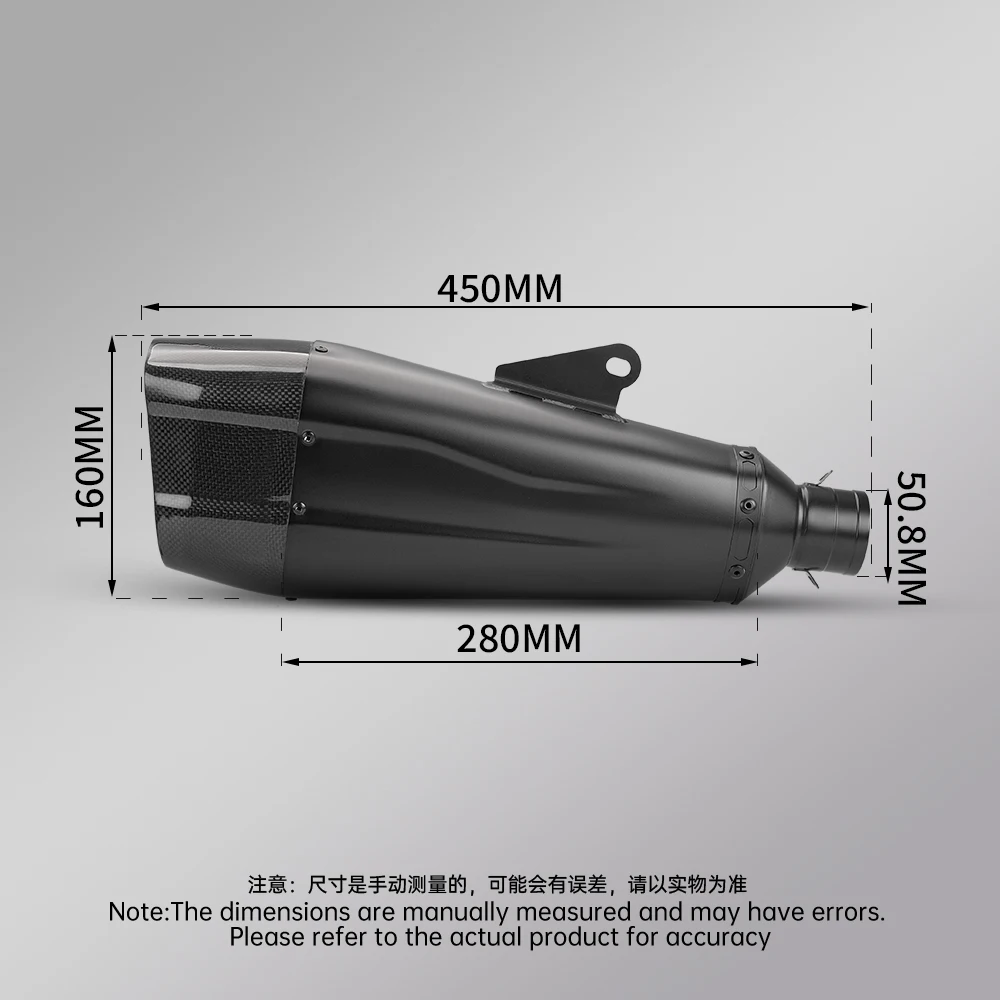 For Hayabusa GSXR1300 2021-2024 Motorcycle Muffler Escape Moto mid Pipe Connect Slip on Exhaust System for Enhanced Performance