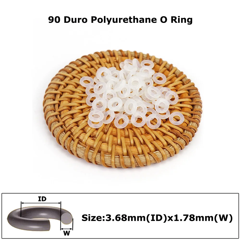 ใหม่ Polyurethane AS568-007 O-ring (90 Duro) Paintball ถังตัวควบคุม One Way Foster เติมหัวนม Oring