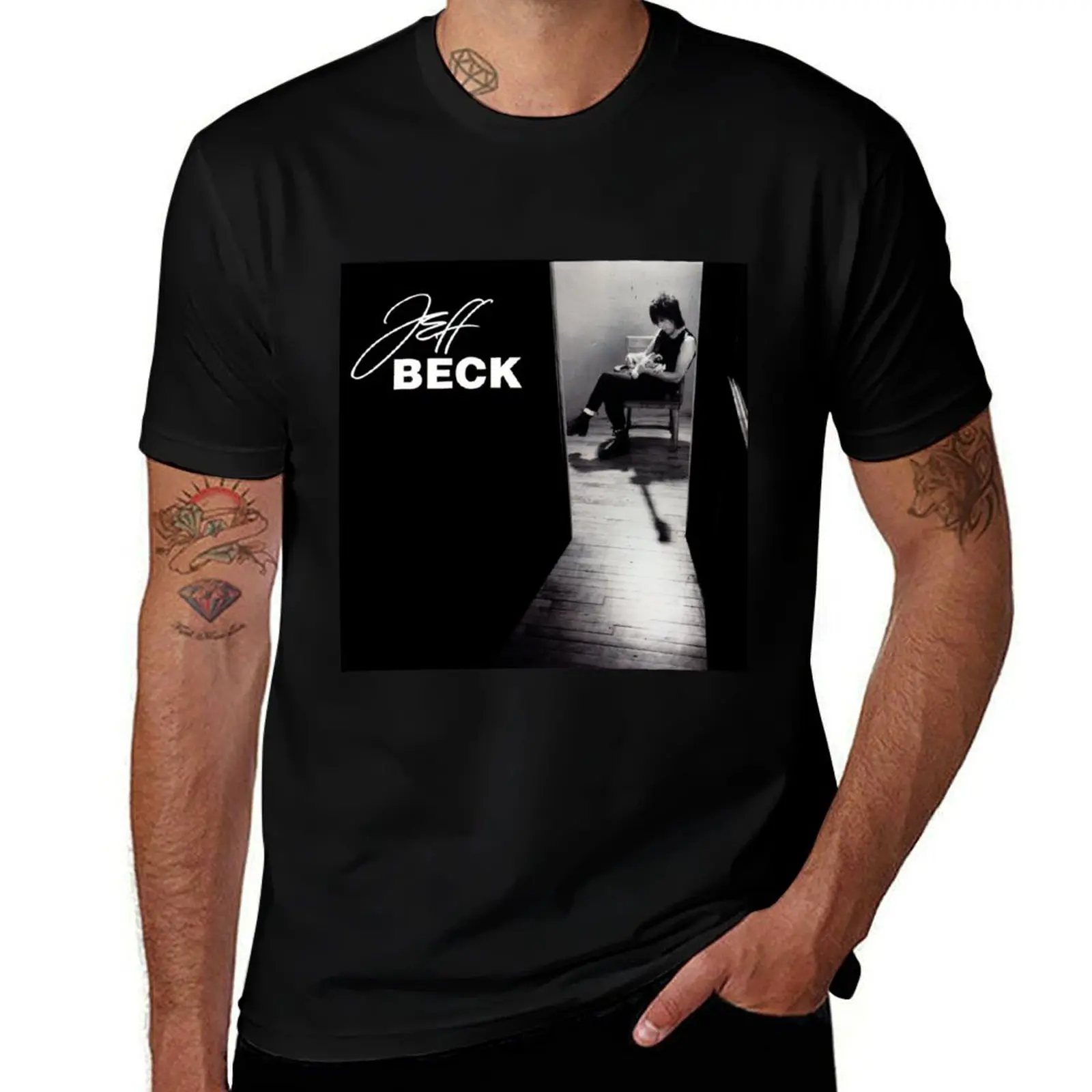 

Jeff casual man Beck T-Shirt t else man t shirt who shirt graphic