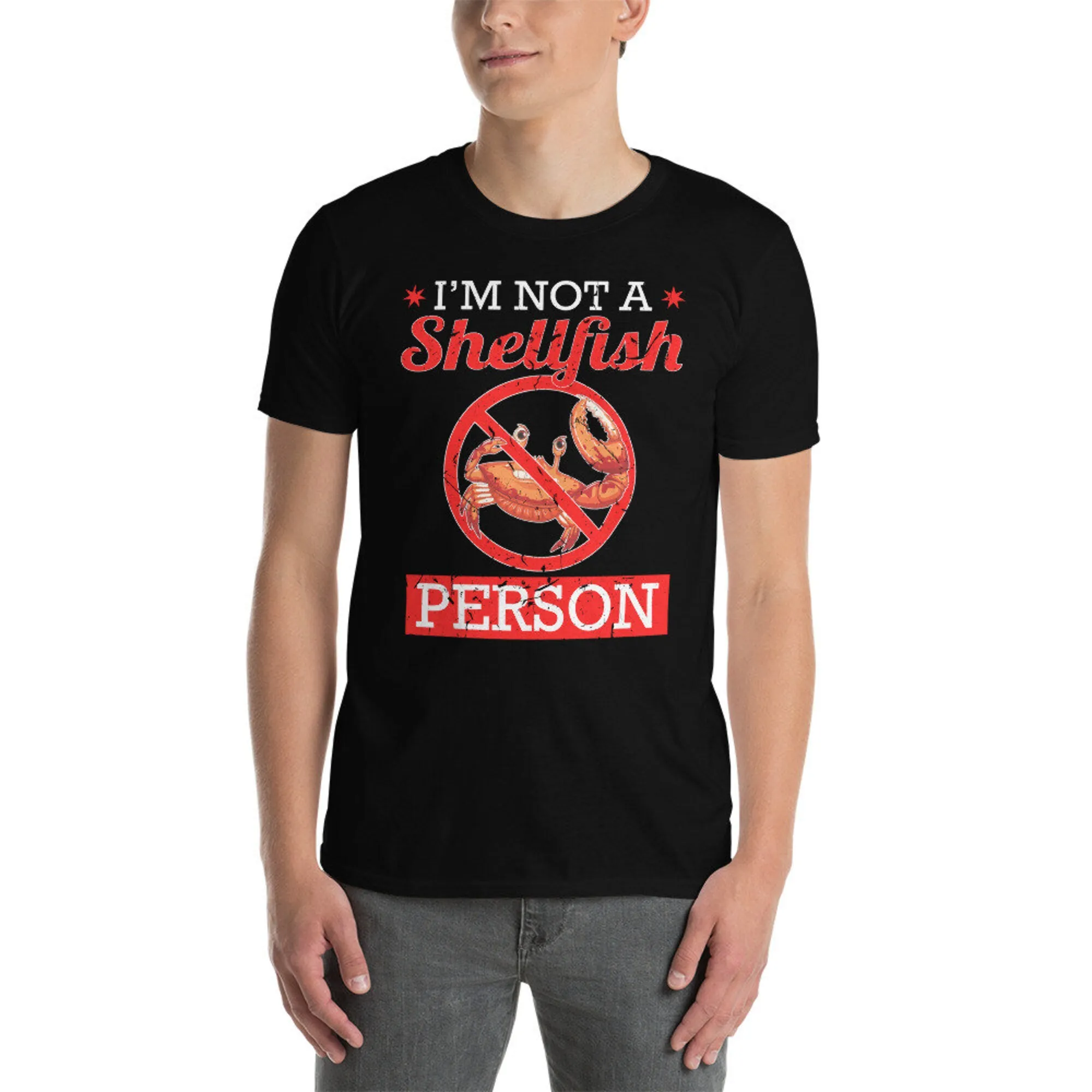 Not A Shellfish Person Shellfish Food Allergy Medical Alert Unisex T-Shirt