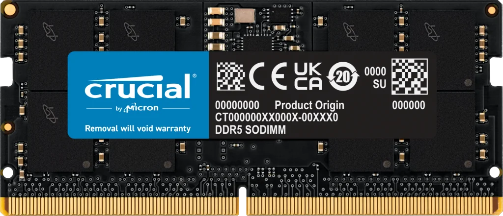 وحدة ذاكرة الكمبيوتر المحمول Crucial DDR5 5600 ميجا هرتز، رقائق الذاكرة الأصلية ميكرون، ملحقات كمبيوتر AI #6