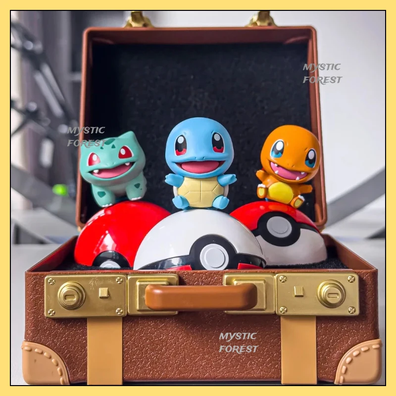 オリジナルポケモン-30-周年記念ミニフィギュアブラインドボックス関東スターターデスクトップディスプレイ装飾品コレクタブルおもちゃモデルギフト