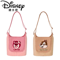 New Disney Crossbody Bag Cartoon Lotso Large Capacity Multifunctional Handbag Girl Gift Fashion Casual Commuting