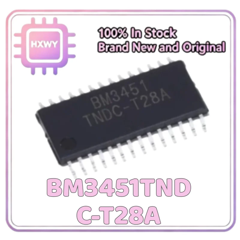 (10/100 pieces) BM3451TNDC-T28A TSSOP-28 BM3451 Multi-cell Lithium Battery Protection Chip Brand New Fast Shipping