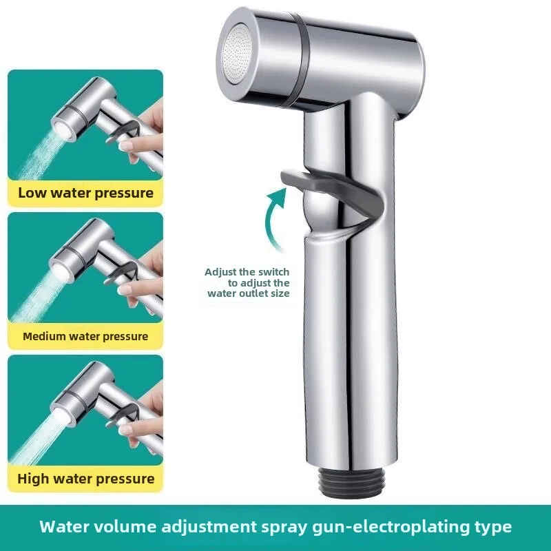 New press-free toilet spray faucet cleaning, washing machine nozzle, toilet booster flusher, water