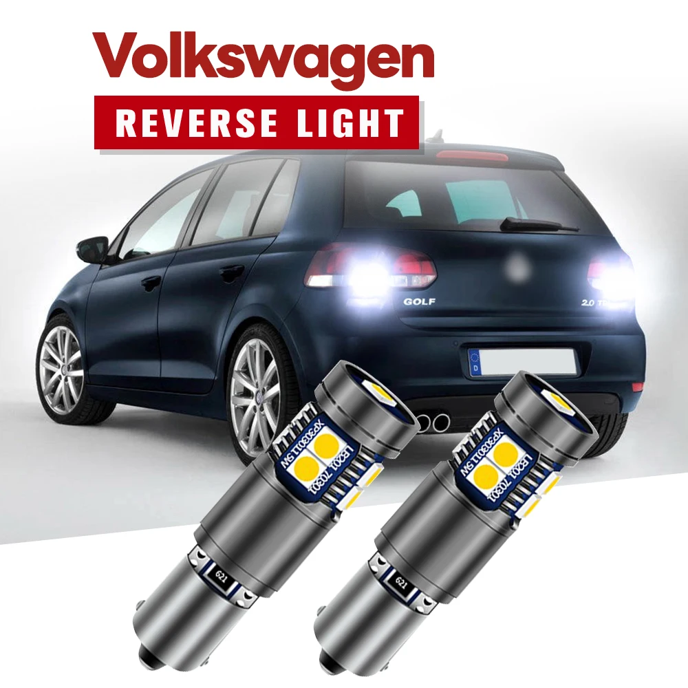 

Error Free White Bay9s H21W 64136 LED Bulbs for Volkswagen VW Golf MK7 GTD GTI R TSI LED Backup Reverse Lights 12-24V