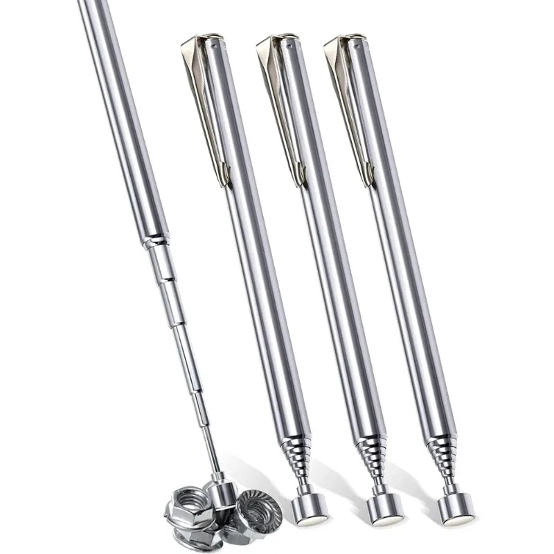 

1/3Pcs Mini Portable Telescopic Magnetic Pen Handheld Magnet Pick Up Tool Adjustable Pickup Rod Stick Picking Up Screws Nut Bolt