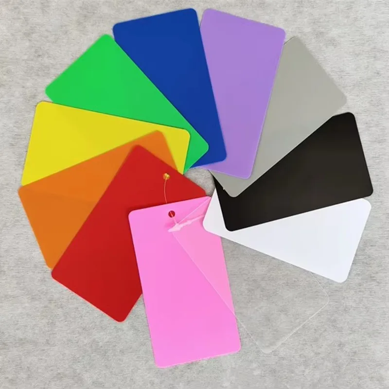 100pcs  thickening PVC Frosted translucency Hang tag Clothing Shoe bag label Gift label 5x9cm,4x7cm