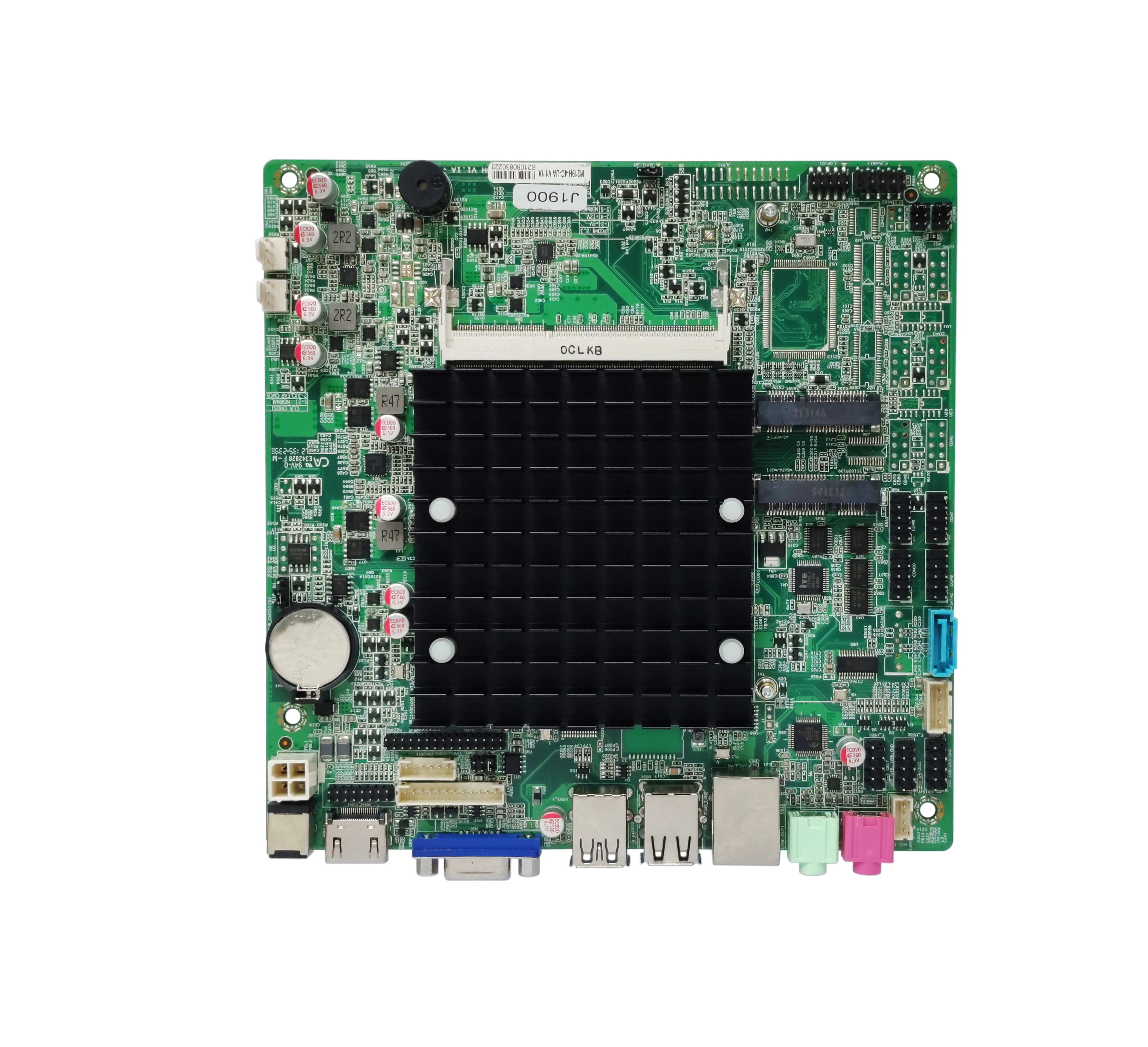 Carte mère économique d'usine avec processeur Celeron J1800 J1900 J2900, 2 ports COM, 6 ports COM, 10 ports COM, RJ45, VGA, LVDS, HDMI