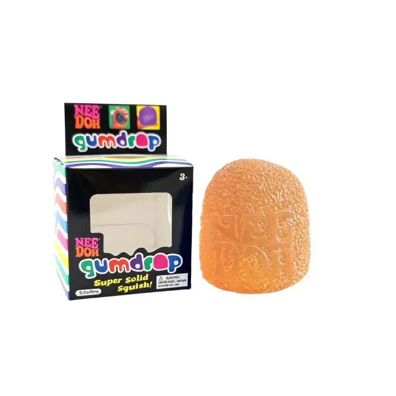 Beliebter Schylling Nee Doh Gumdrop Weicher Sensorischer Fidget-Ball Stressabbau-Quetschspielzeug Blindbox Sortierte Farben für Kinder und Erwachsene
