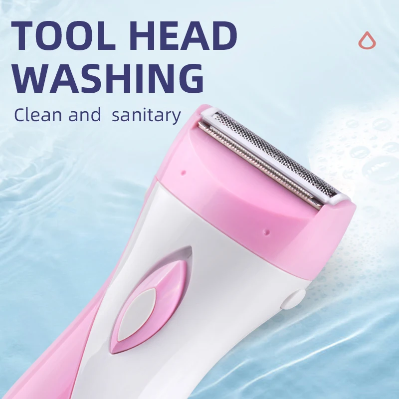 Kemei-3018女性用シェーブウールデバイスナイフ電気シェーバー脱毛器女性用シェーバー女性用ケアKM-3018送料無料