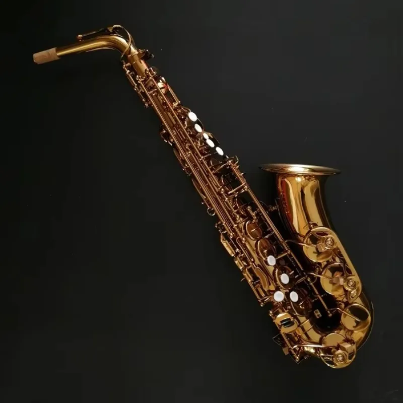 Dark Honey Finished Exquisite Engrave Professional Alto Saxophone