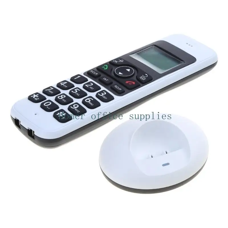 K43B D1006 Desk Phone with Caller Display Wireless Landline Desktop Telephone for Hotels, Offices and Homes Handsfree Answer