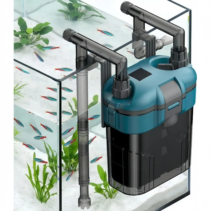 aquarium-external-canister-filter-hang-on-back-filter-rainfall-circulating-filtration-bucket-ultra-quiet-fish-tank-filter