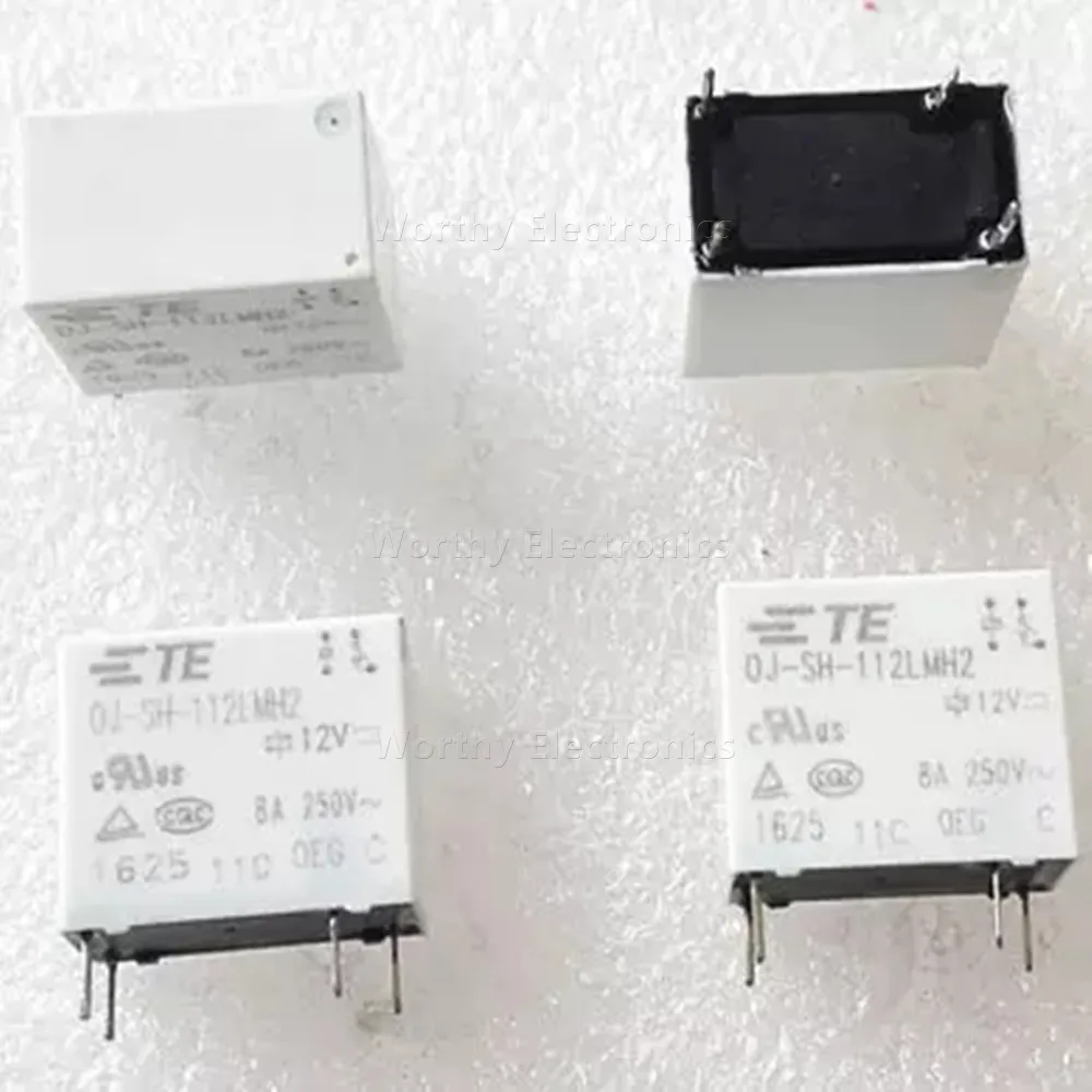 

Free Shipping 10PCS/LOT 12VDC Relay 8A 4PIN OJ-SH-112LMH2