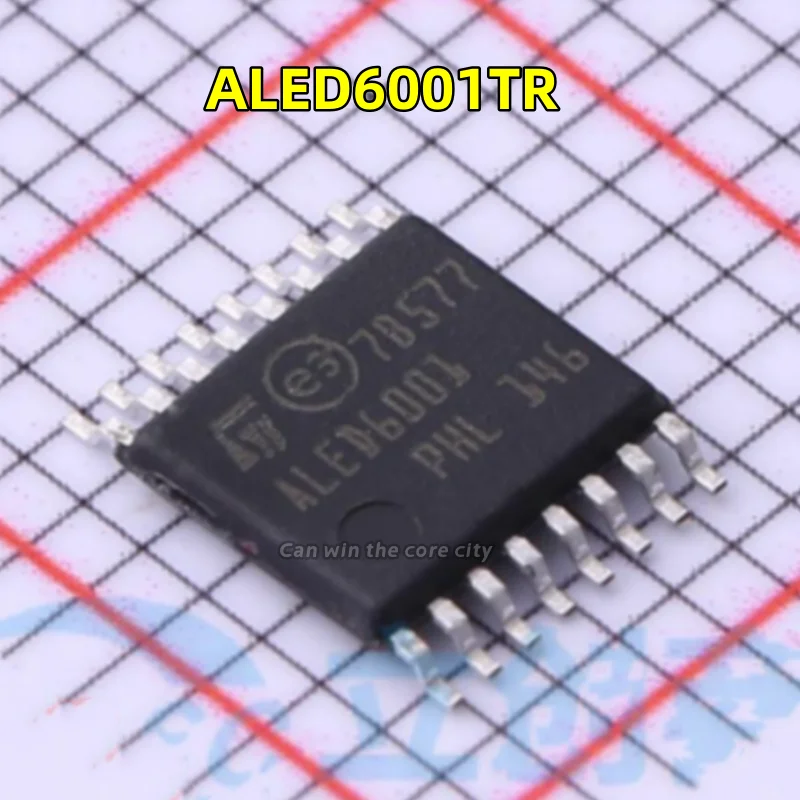 

1-100 PCS/LOT Original genuine ALED6001TR screen printing ALED6001 package TSSOP16 LED driver chip integrated circuit IC