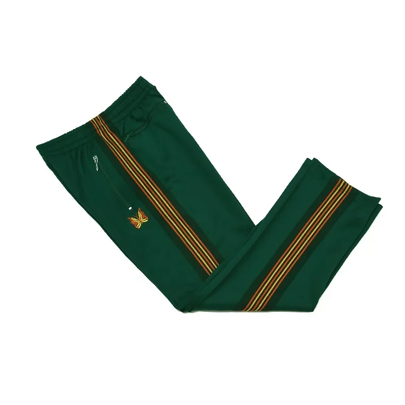 Good Quality Men Woman Green Fashion Trousers Embroidery Side Edge Stripe Weaving Casual Outdoor Pants