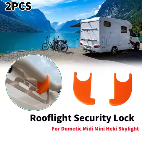 2Pcs Rooflight Security Lock Caravan Motorhome Rooflight Lock Accessories For Dometic Midi Mini Heki Skylight
