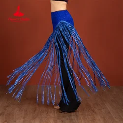 Belly Dance Clothing Sexy Lace Wrapped Hip Fringe Skirt Women's Oriental Belly Dancing Practice Accessories Tassel Hip Scarf