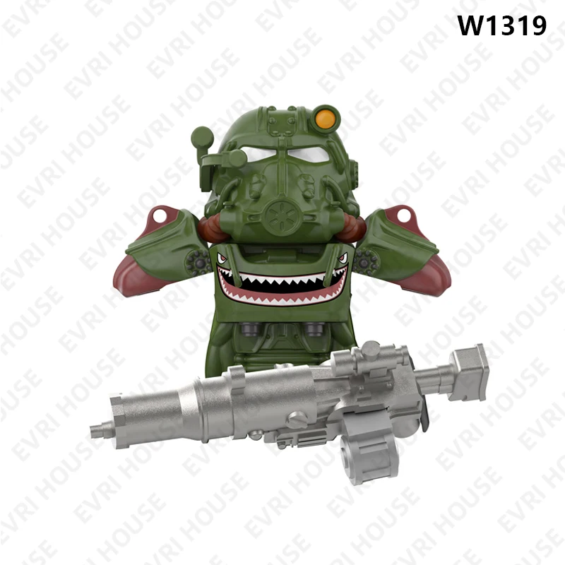 T60 Mini Action Figures Bricks Games Movies Assembly Building Blocks Accessory Toys for Children W1314-1322