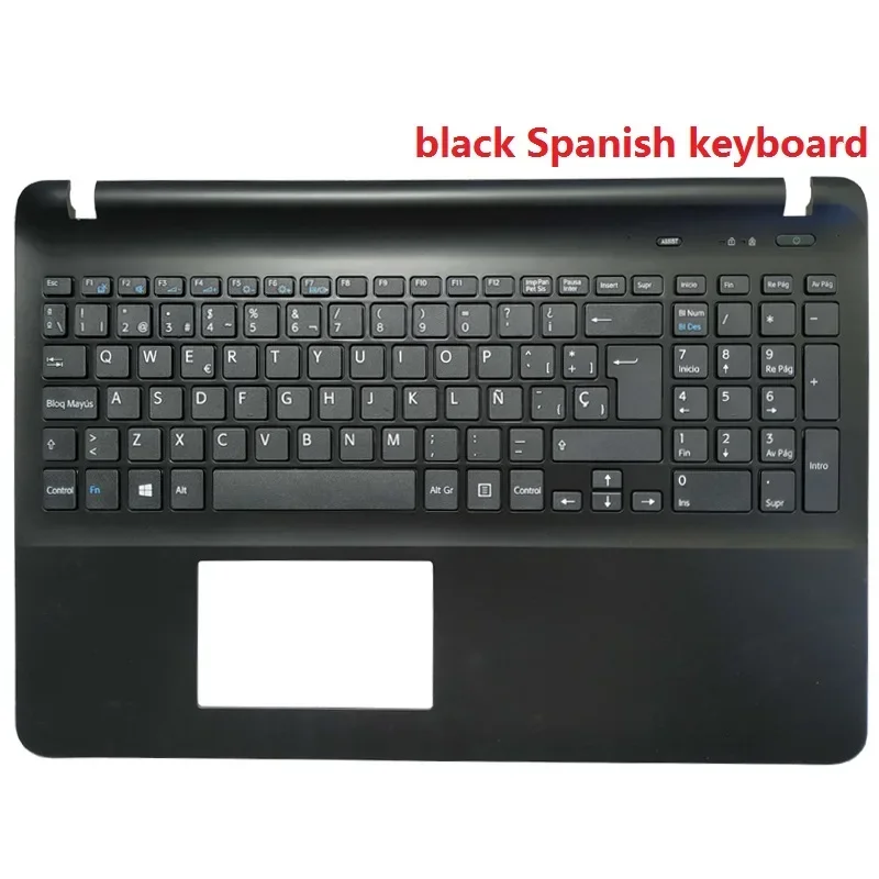 FOR SONY SVF152C29V SVF152a29u SVF152C29U SVF152C29W SVF152C29X SVF152A29L SVF152C29L Spanish laptop keyboard with palmrest