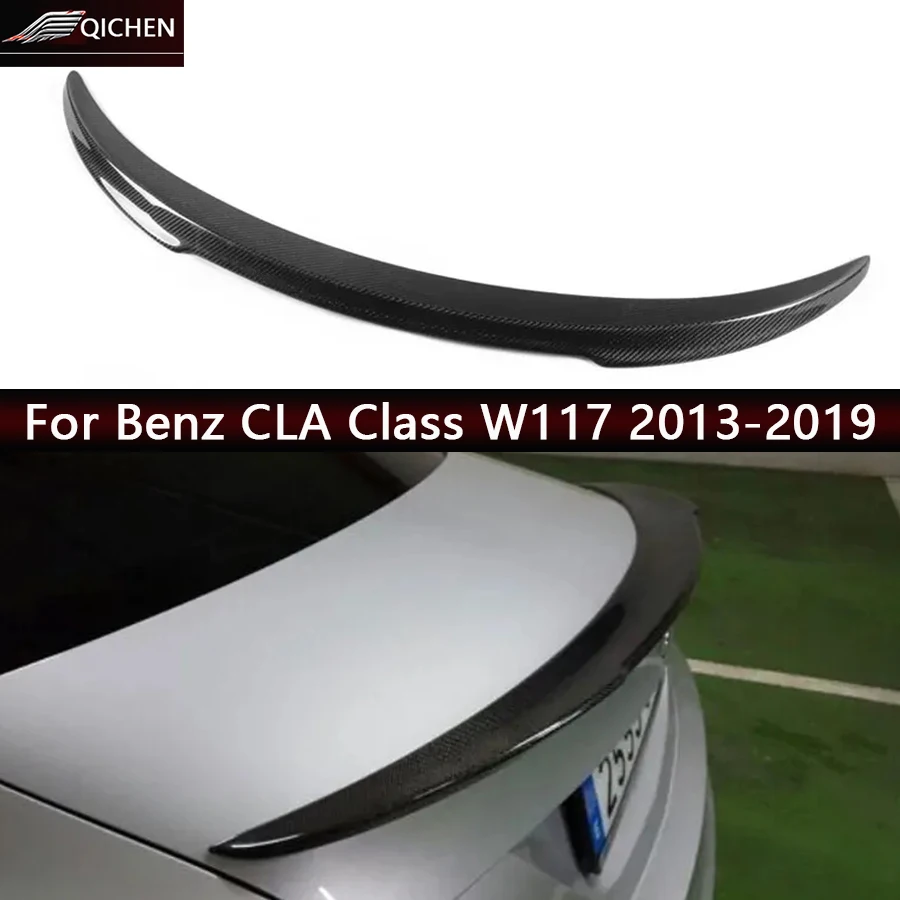 

For Mercedes Benz CLA Class W117 CLA260 CLA200 Carbon Fiber Tail fins Spoiler Rear wing Car Wing Car Accessories body kit