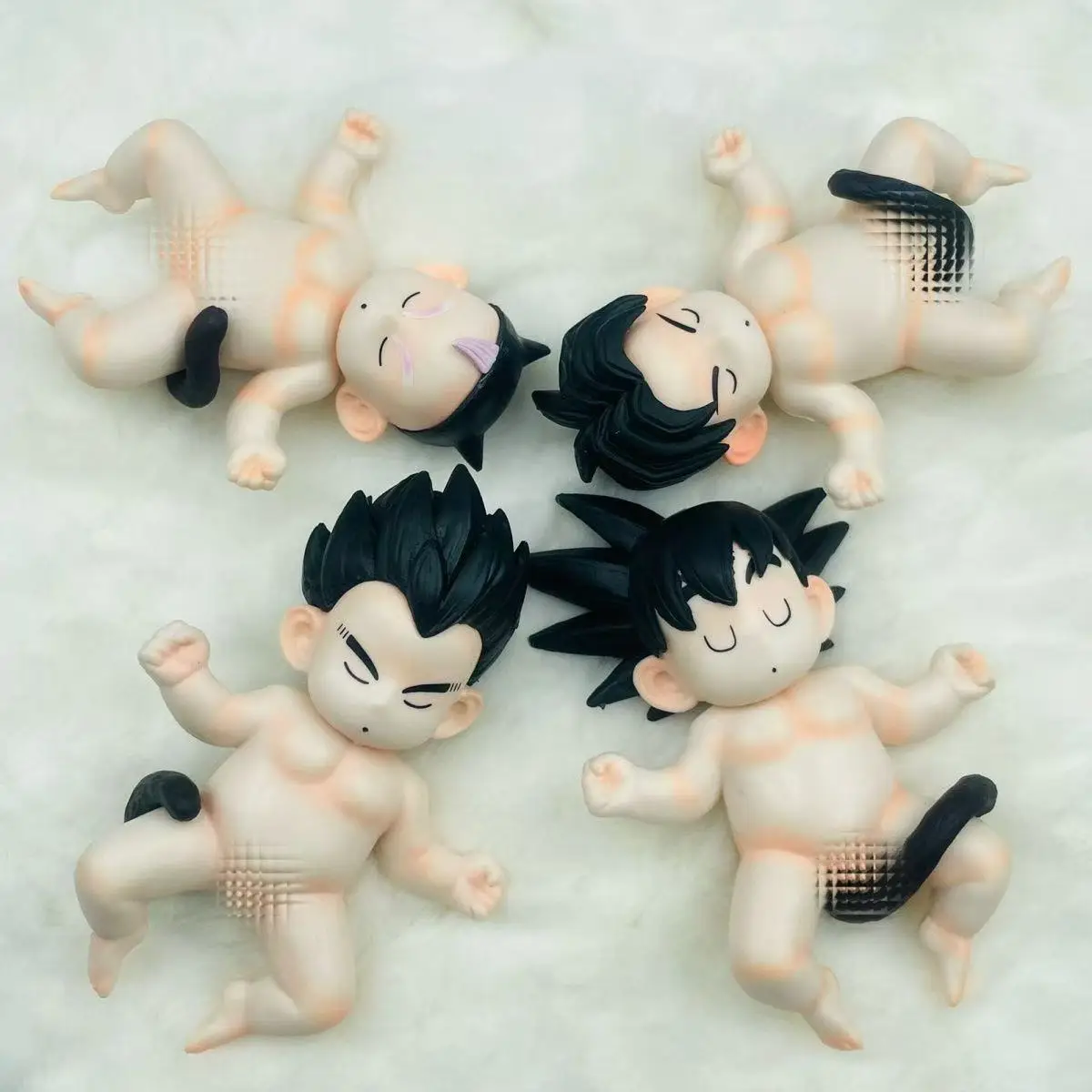 

4 Style Cartoon Anime Figure Dragon Ball Z Childhood sleep Toys Doll Kawaii Goku Model Accessories Toy Gift Action Figures