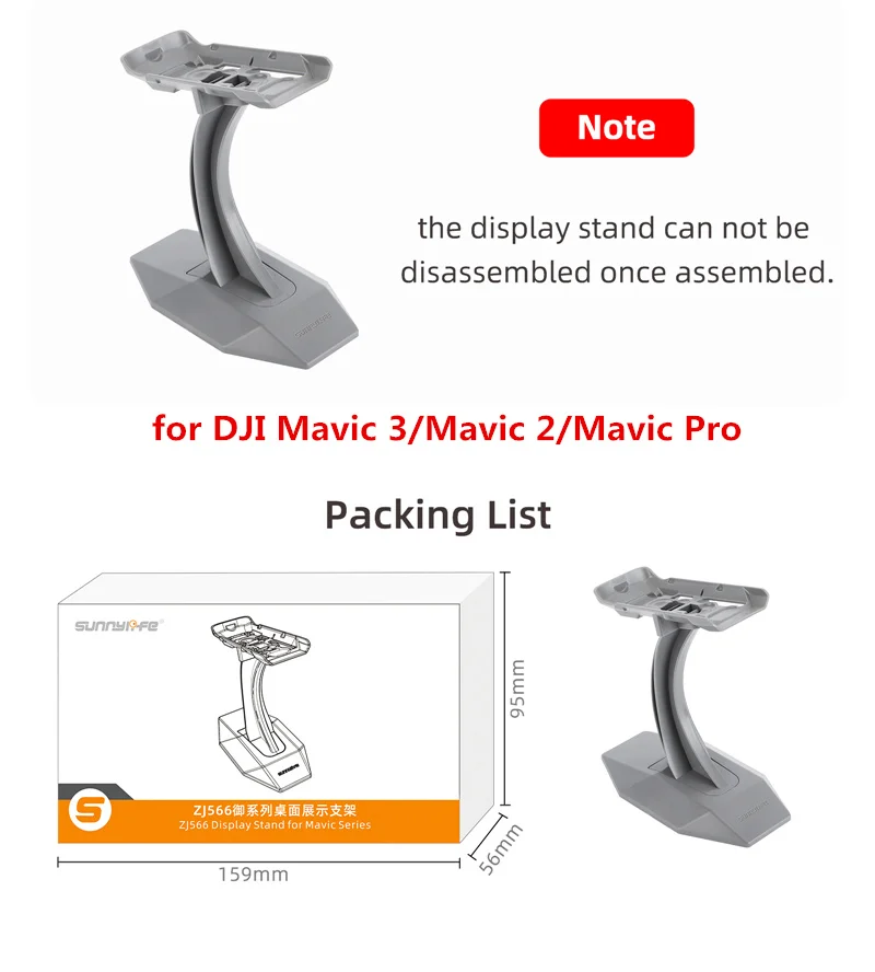 Soporte de pantalla de escritorio para Dron, Base de montaje para DJI Mini 3 Pro/Mini 2/Mavic 3Pro/3 y Mavic series, accesorio Universal para Dron