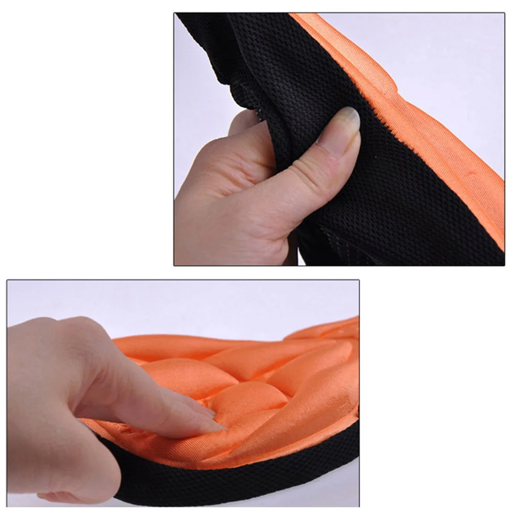 3D Bike Saddle Pad Ergonomic Silicone Seat Cover Breathable Shock Absorbing Non Slip Drawstring Bike Seat Cushion for Road