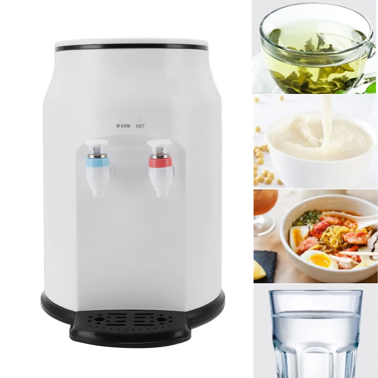 

500W Electric Water Dispenser Top Load Countertop Instant Hot Water Constant Temp Compact Thermo Pot for Home Office