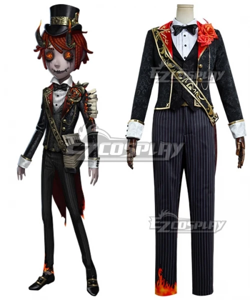 

Identity V Postman Victor Grantz Keyboard Uniform Halloween Party Adult Suit Outfit Christmas Men Clothings Cosplay Costume E001