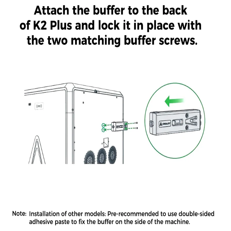 

Оригинальный комплект буферов Creality CFS MF003 (без моторного привода, без главного контроллера) для 3D-принтеров K2 Plus HI Combo CFS