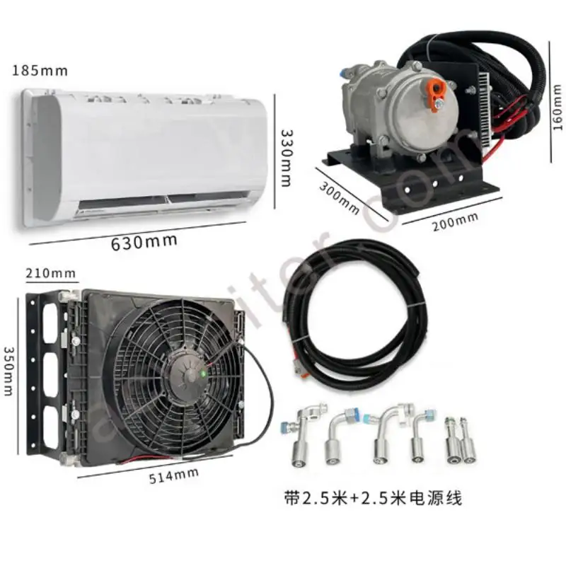 

Exclusive Offer 12V Parking Cooler Air Conditioner 2000W Rated Power 800W for Car