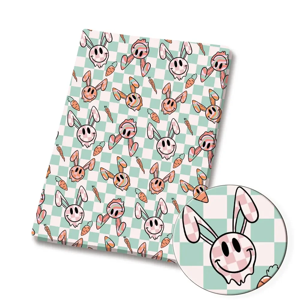 Ostern Stoff Cartoon heiß DIY 140x50cm Polyester Baumwolle Stoff handmade Nähen Patchwork bedruckten Stoff  Anime