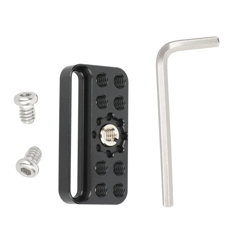 A29F-Mini Quick Release Baseplate Universal Cheese Plate With 3/8" ARRI-Style Mount For DIY Camera Rig Applications Configuratio