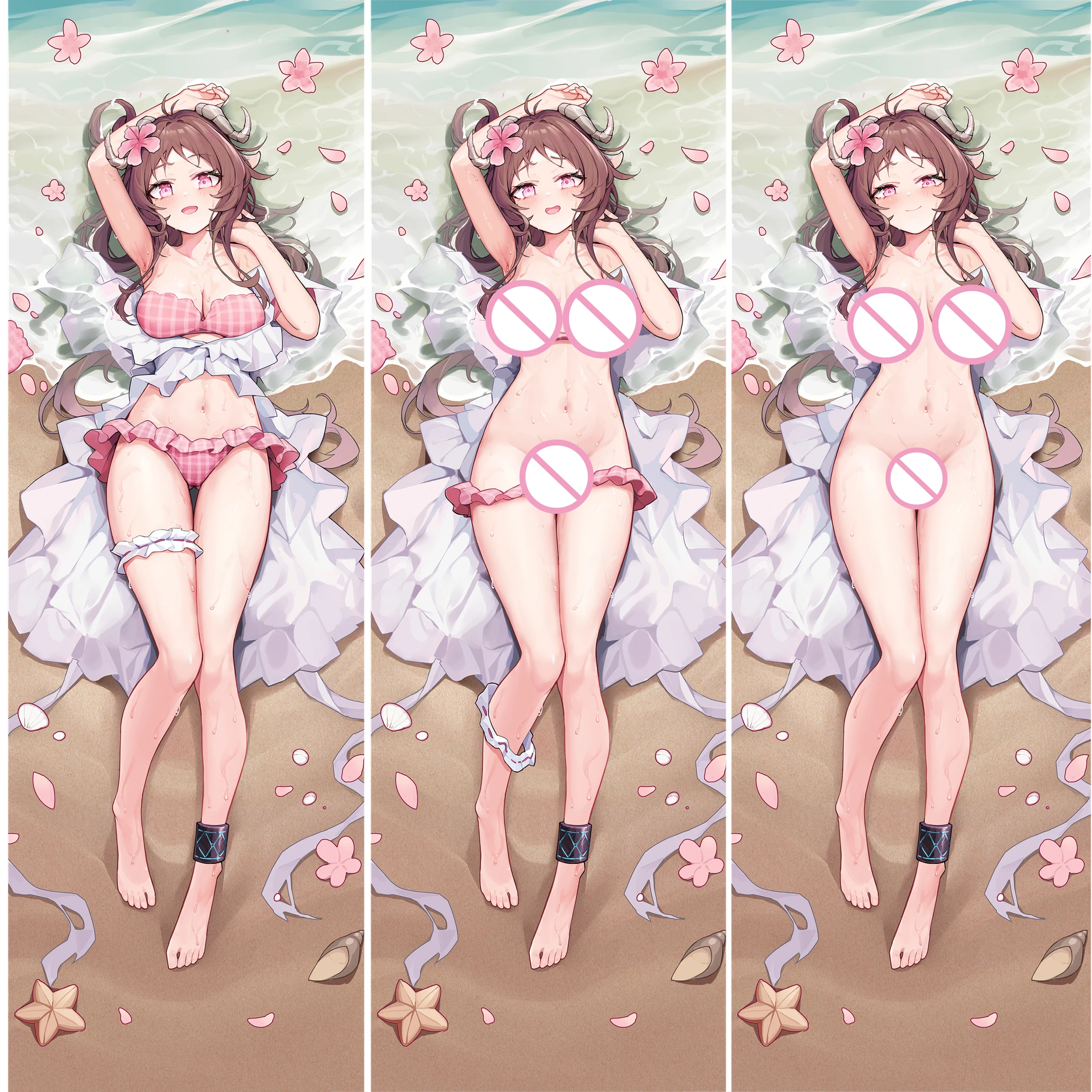 

Arknights アークナイツ Eyjafjalla vtuber Pillowcase Hugging Body Pillow Cover Case DIY Custom Home Bedding Double-sided Print