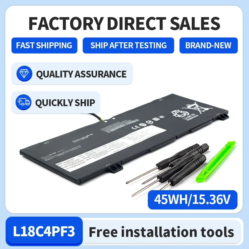 

Somi-Laptop Battery for Lenovo IdeaPad, Lenovo IdeaPad S540-14IWL C340-14api C340-14IWL Flex-14api Xiaoxin Air14 2019 K3-IWL, 28