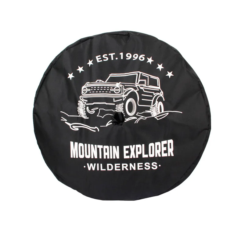 Hub Caps Spare tire cover For Ford Bronco Off Road Edition Comprehensive waterproofing Modified parts and accessories