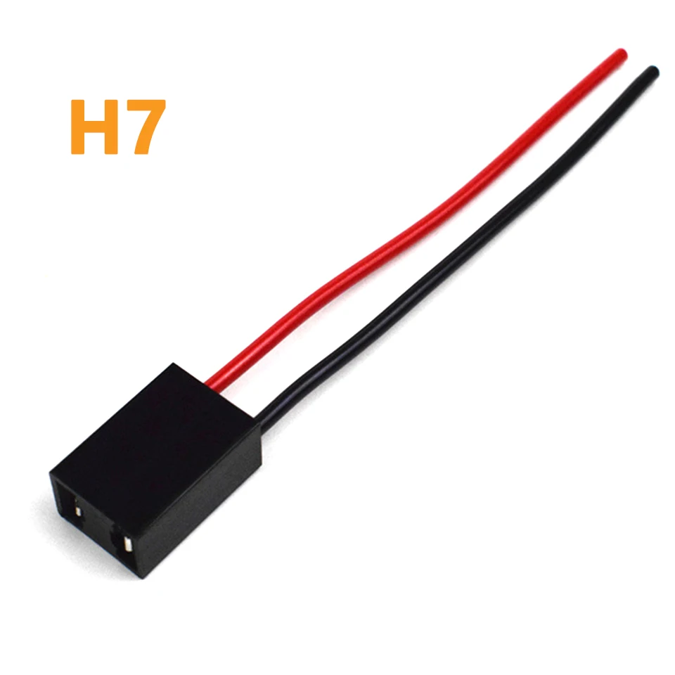 1pc h4 h7 h11 h13 h16 9007 9005 fêmea lâmpada tomada adaptador conector titular base lâmpada do carro fio estendido farol luz de nevoeiro