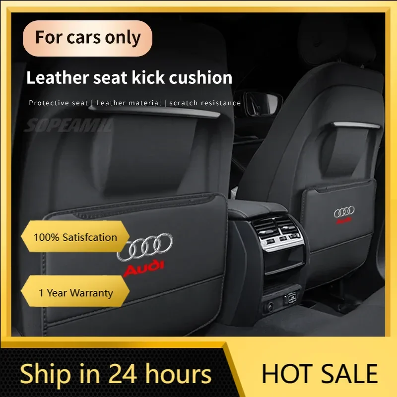 

2025 Hot Audi A1 A3 A4 A5 A6 A7 A8 Q3 Q5 Q7 Q8 RS4 RS5 RS6 S3 S4 S5 TT Car Seat Back Storage Bag Rear Backrest Protection Anti-k