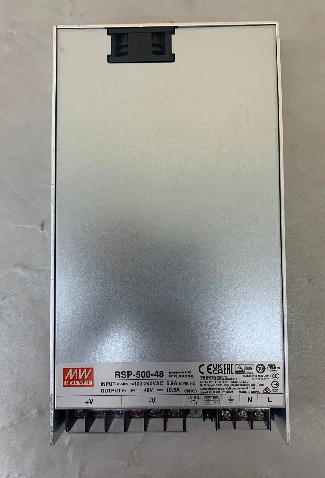 

RSP-500-48 Power Supply Power Supply