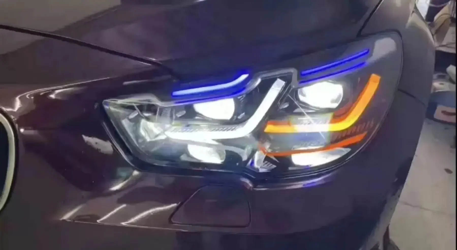 

Передняя фара светодиодная для BMW 5 серии GT 528i 535 550 F07 10-17 DRL дневные ходовые DRL указатели поворота индивидуальный стиль
