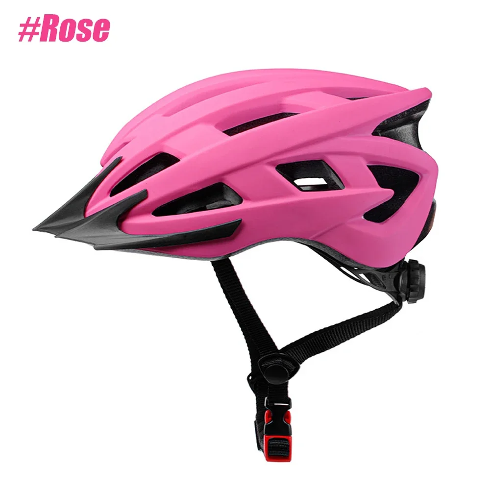 Fahrradhelm für Erwachsene Männer Frauen mit verkürzter Passform 58–62 cm, leicht mit verstellbarer Seite und Kinnriemen, Fahrradzubehör
