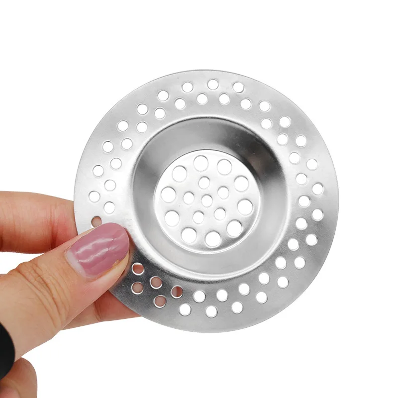 Bathroom Drain Floor Drain Cover Mop Pool Drain Outlet Filter Kitchen Sink Bathtub Hair Anti Clogging Filter Screen